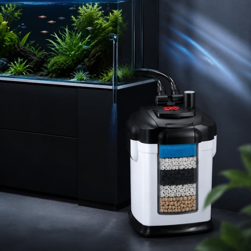 WK146 Uvf 3328 UV External Canister Filter model WK146 performance image for aquarium Filtration support distributors and sourcing teams